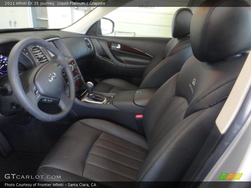 Liquid Platinum / Graphite 2011 Infiniti EX 35 Journey