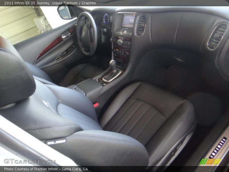 Liquid Platinum / Graphite 2011 Infiniti EX 35 Journey