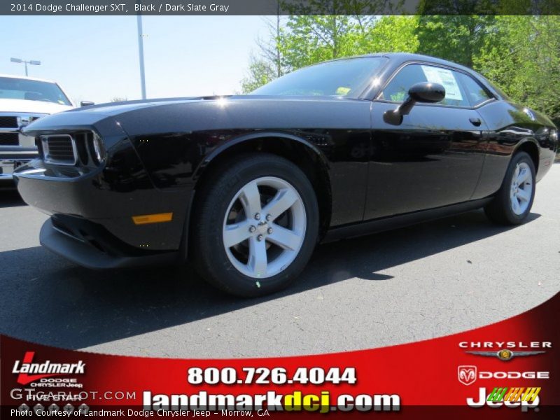 Black / Dark Slate Gray 2014 Dodge Challenger SXT