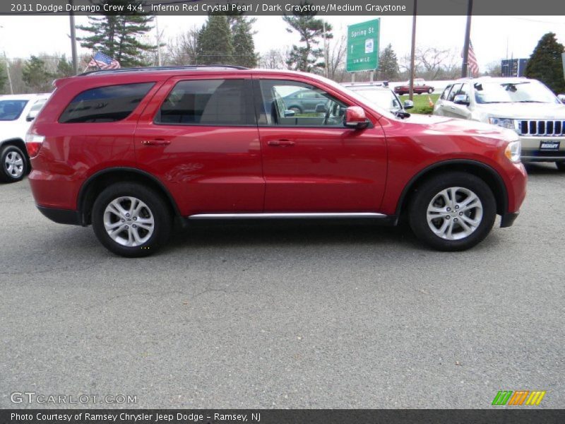 Inferno Red Crystal Pearl / Dark Graystone/Medium Graystone 2011 Dodge Durango Crew 4x4