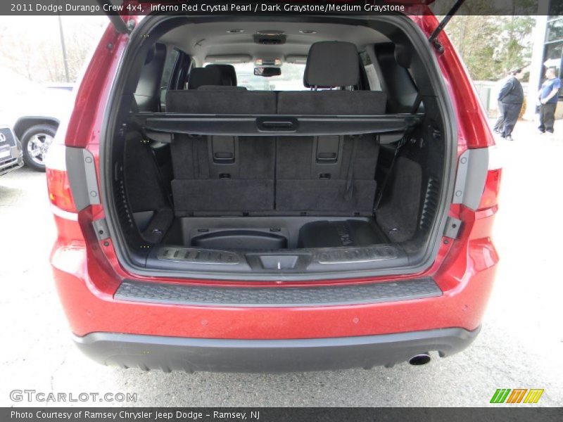 Inferno Red Crystal Pearl / Dark Graystone/Medium Graystone 2011 Dodge Durango Crew 4x4