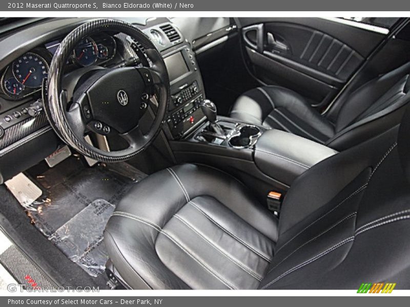 Bianco Eldorado (White) / Nero 2012 Maserati Quattroporte S