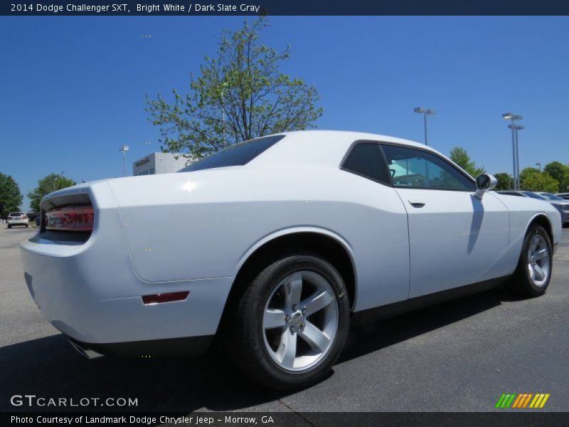 Bright White / Dark Slate Gray 2014 Dodge Challenger SXT