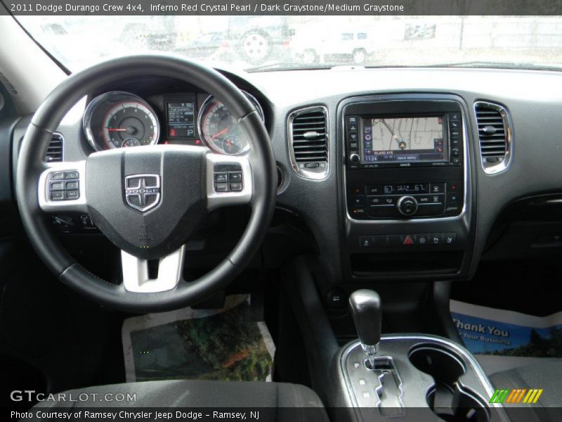 Inferno Red Crystal Pearl / Dark Graystone/Medium Graystone 2011 Dodge Durango Crew 4x4