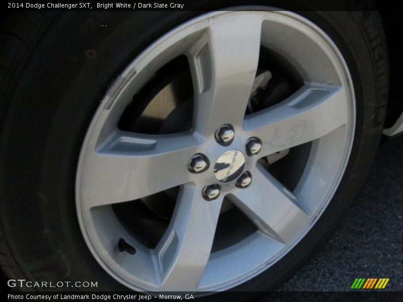 Bright White / Dark Slate Gray 2014 Dodge Challenger SXT