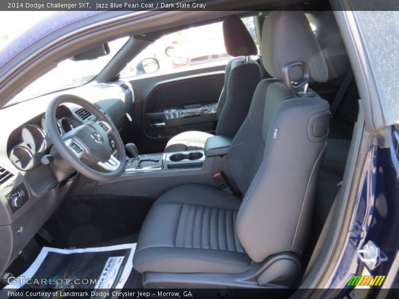 Jazz Blue Pearl Coat / Dark Slate Gray 2014 Dodge Challenger SXT