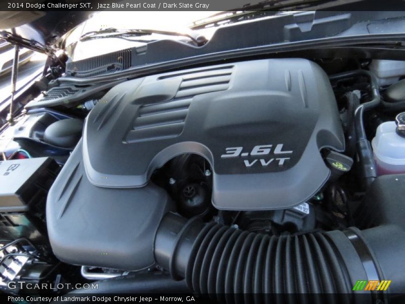 Jazz Blue Pearl Coat / Dark Slate Gray 2014 Dodge Challenger SXT