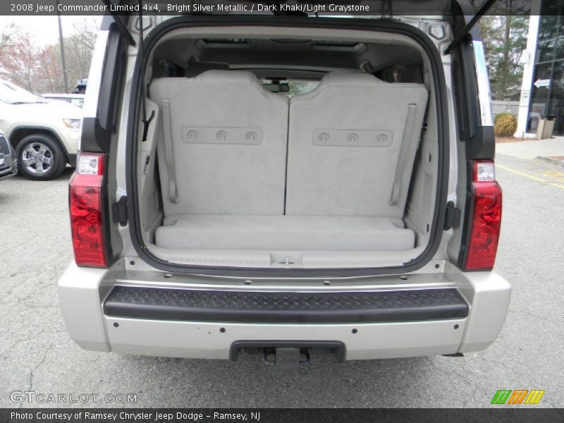 Bright Silver Metallic / Dark Khaki/Light Graystone 2008 Jeep Commander Limited 4x4