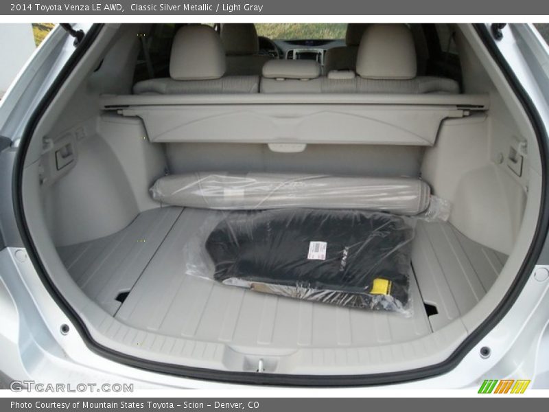 Classic Silver Metallic / Light Gray 2014 Toyota Venza LE AWD