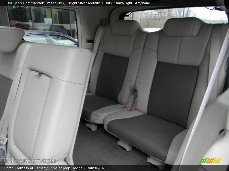 Bright Silver Metallic / Dark Khaki/Light Graystone 2008 Jeep Commander Limited 4x4