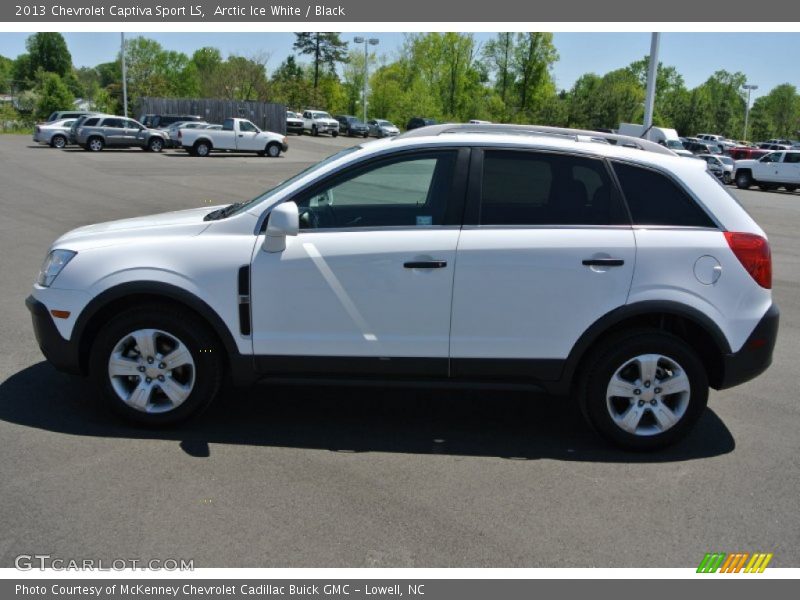 Arctic Ice White / Black 2013 Chevrolet Captiva Sport LS