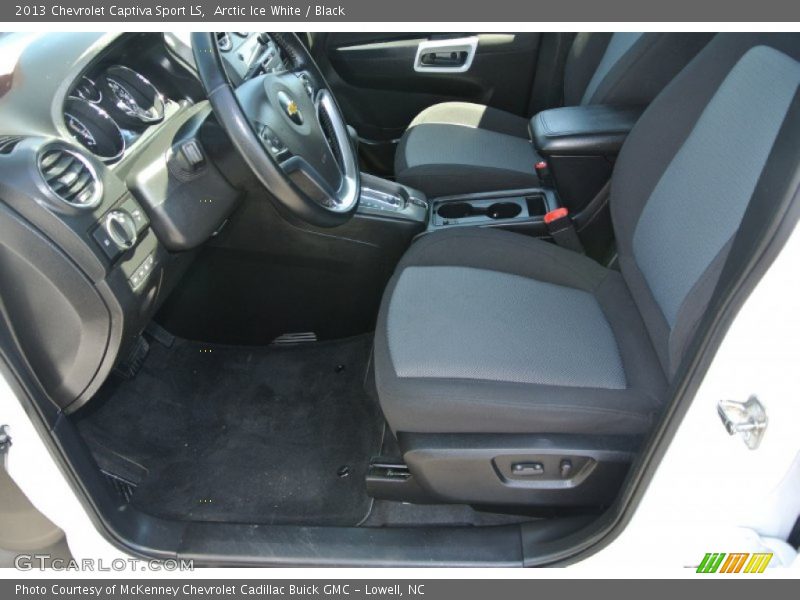 Arctic Ice White / Black 2013 Chevrolet Captiva Sport LS