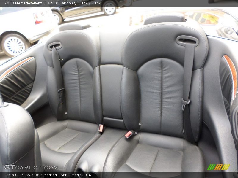 Black / Black 2008 Mercedes-Benz CLK 550 Cabriolet