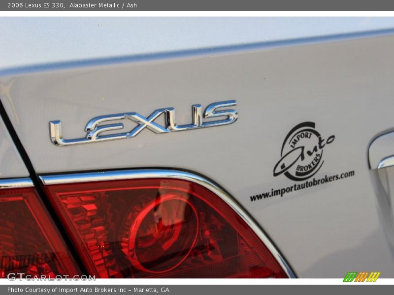 Alabaster Metallic / Ash 2006 Lexus ES 330