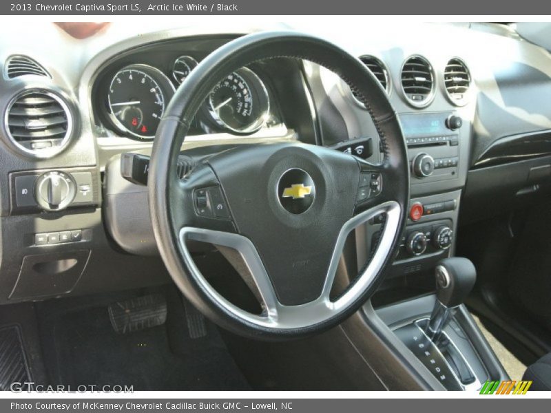 Arctic Ice White / Black 2013 Chevrolet Captiva Sport LS