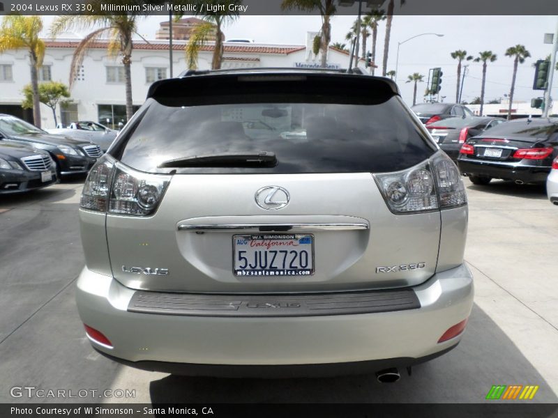 Millinnium Silver Metallic / Light Gray 2004 Lexus RX 330