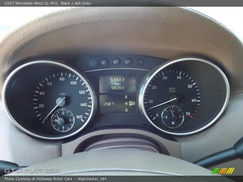 Black / Ash Grey 2007 Mercedes-Benz GL 450