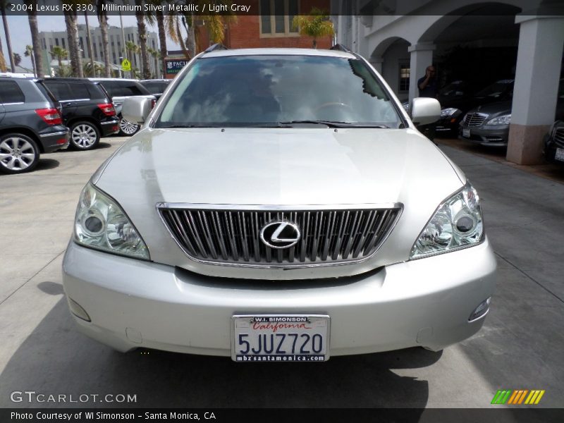 Millinnium Silver Metallic / Light Gray 2004 Lexus RX 330