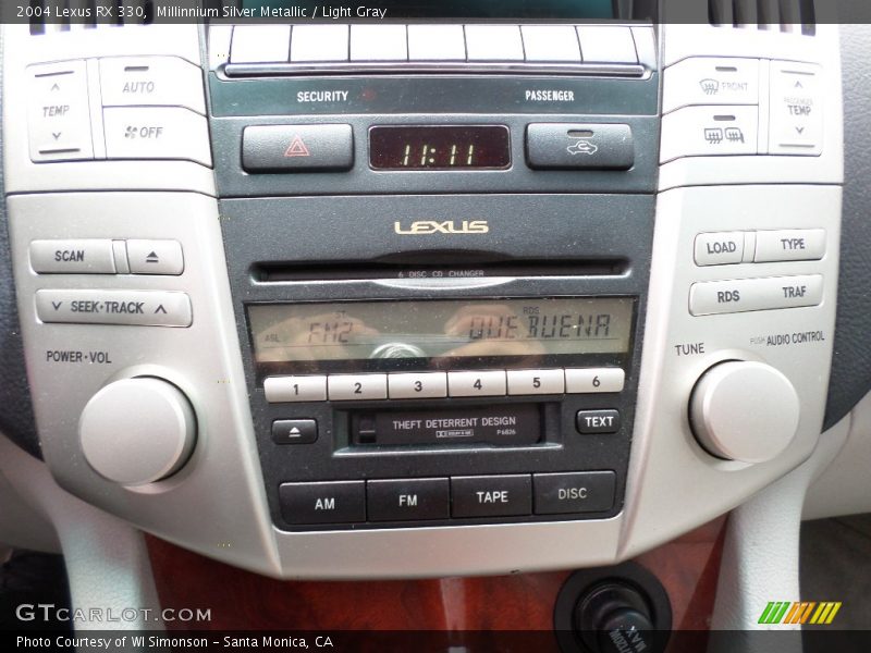 Millinnium Silver Metallic / Light Gray 2004 Lexus RX 330