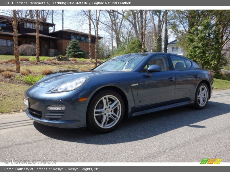 Yachting Blue Metallic / Cognac Natural Leather 2011 Porsche Panamera 4