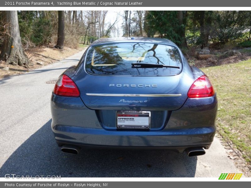 Yachting Blue Metallic / Cognac Natural Leather 2011 Porsche Panamera 4