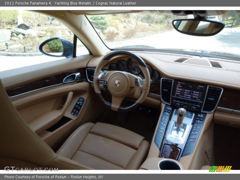 Yachting Blue Metallic / Cognac Natural Leather 2011 Porsche Panamera 4