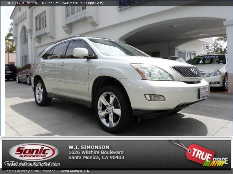 Millinnium Silver Metallic / Light Gray 2004 Lexus RX 330