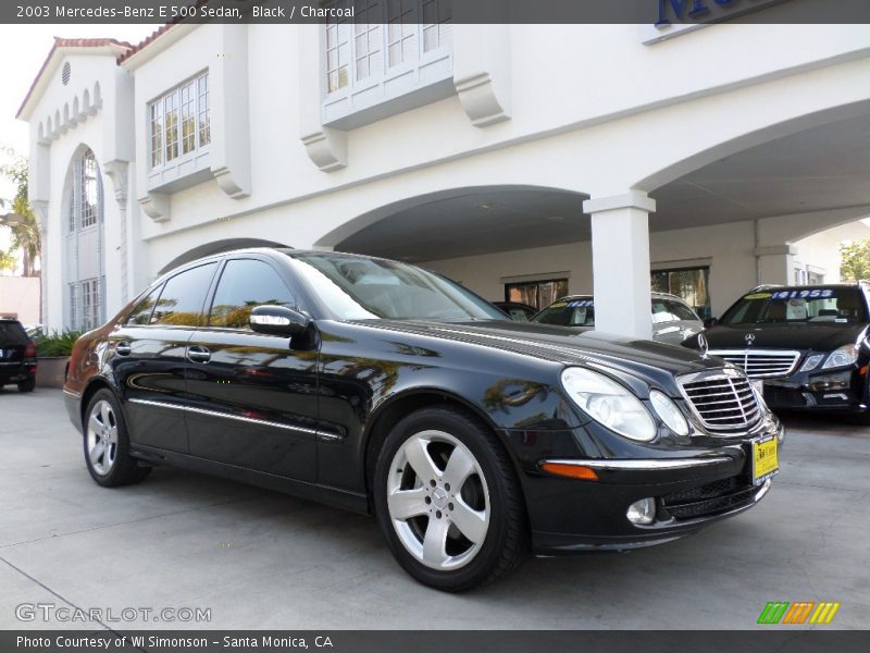 Black / Charcoal 2003 Mercedes-Benz E 500 Sedan