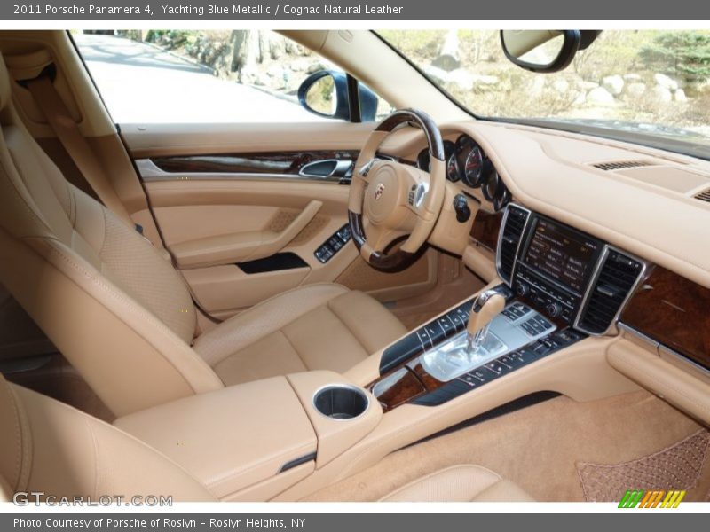 Yachting Blue Metallic / Cognac Natural Leather 2011 Porsche Panamera 4