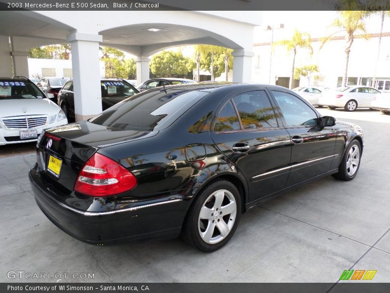 Black / Charcoal 2003 Mercedes-Benz E 500 Sedan