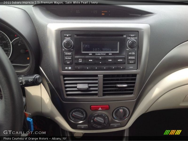 Satin White Pearl / Ivory 2011 Subaru Impreza 2.5i Premium Wagon