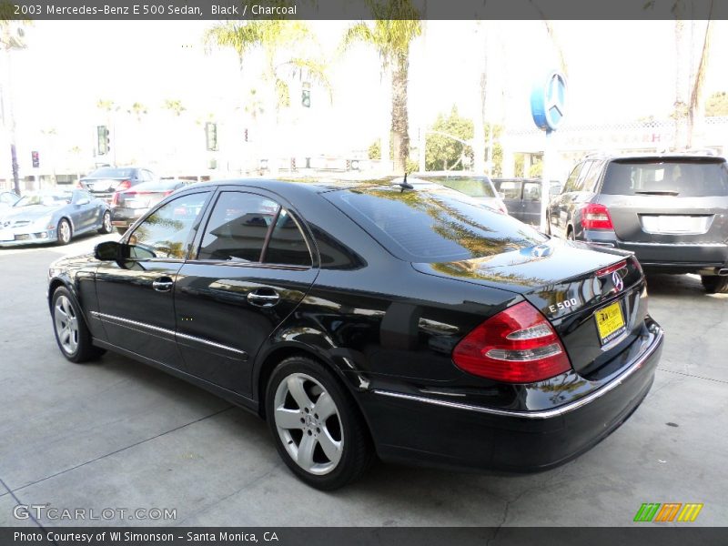 Black / Charcoal 2003 Mercedes-Benz E 500 Sedan