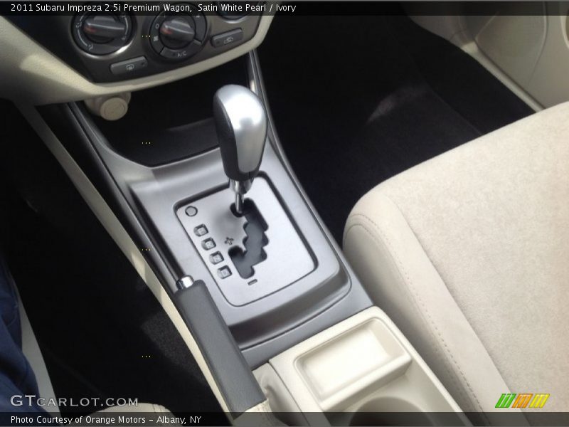 Satin White Pearl / Ivory 2011 Subaru Impreza 2.5i Premium Wagon