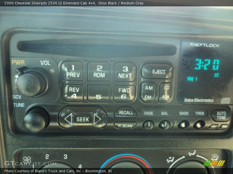 Onyx Black / Medium Gray 2000 Chevrolet Silverado 2500 LS Extended Cab 4x4