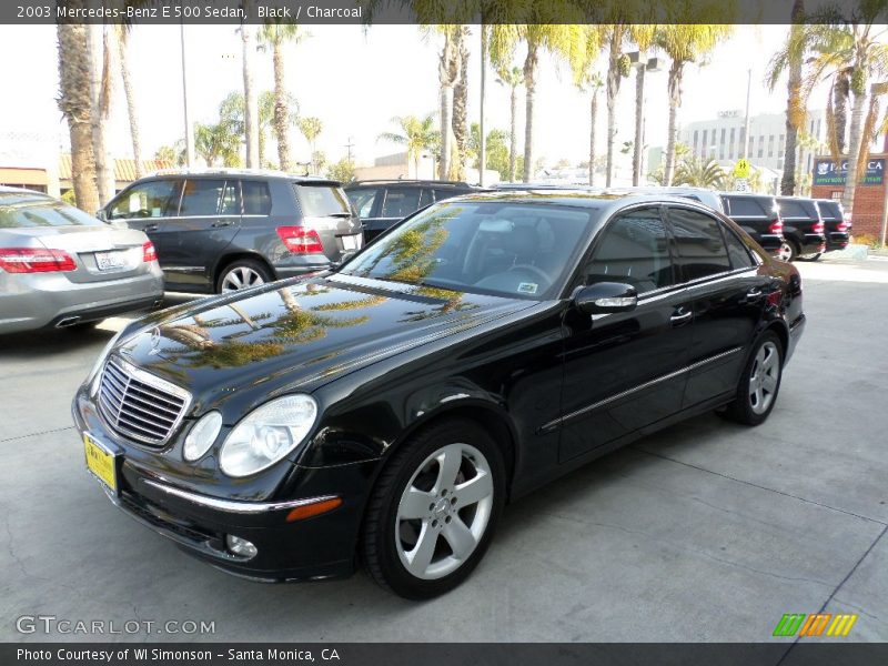 Black / Charcoal 2003 Mercedes-Benz E 500 Sedan