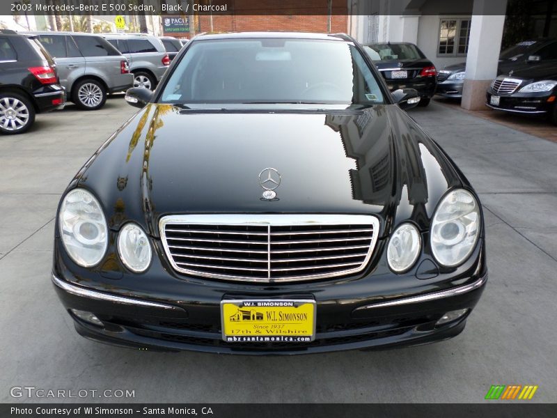 Black / Charcoal 2003 Mercedes-Benz E 500 Sedan