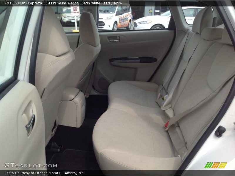 Satin White Pearl / Ivory 2011 Subaru Impreza 2.5i Premium Wagon
