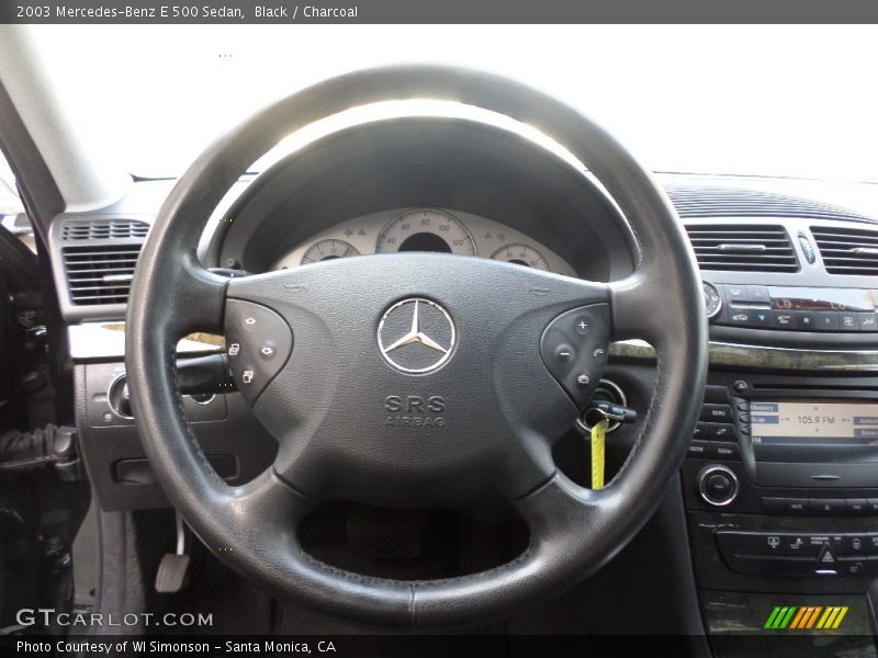 Black / Charcoal 2003 Mercedes-Benz E 500 Sedan