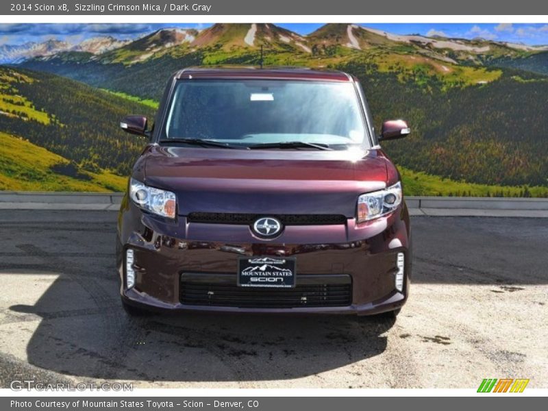Sizzling Crimson Mica / Dark Gray 2014 Scion xB