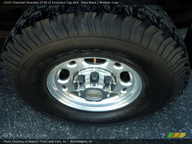 Onyx Black / Medium Gray 2000 Chevrolet Silverado 2500 LS Extended Cab 4x4