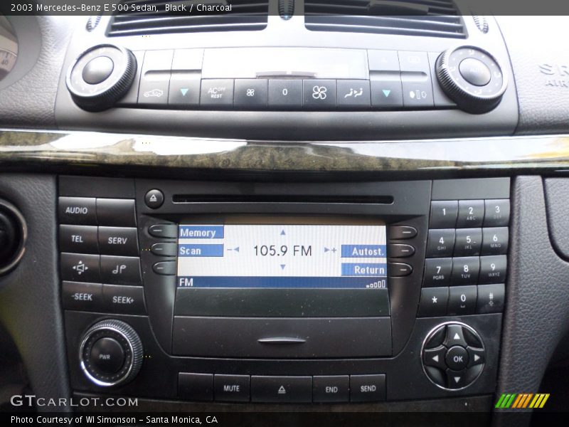 Black / Charcoal 2003 Mercedes-Benz E 500 Sedan