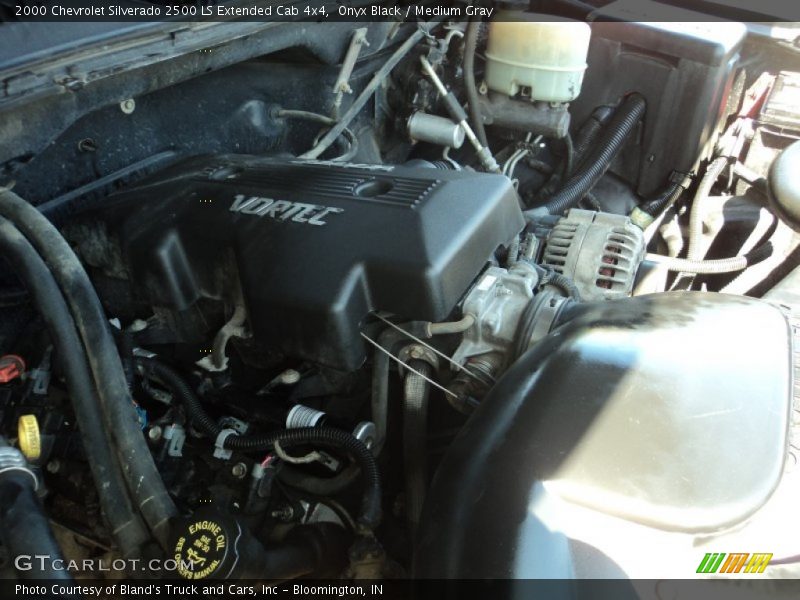 Onyx Black / Medium Gray 2000 Chevrolet Silverado 2500 LS Extended Cab 4x4