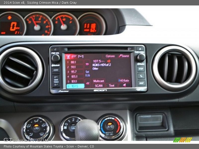 Sizzling Crimson Mica / Dark Gray 2014 Scion xB