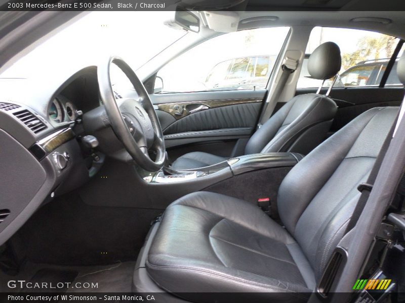 Black / Charcoal 2003 Mercedes-Benz E 500 Sedan