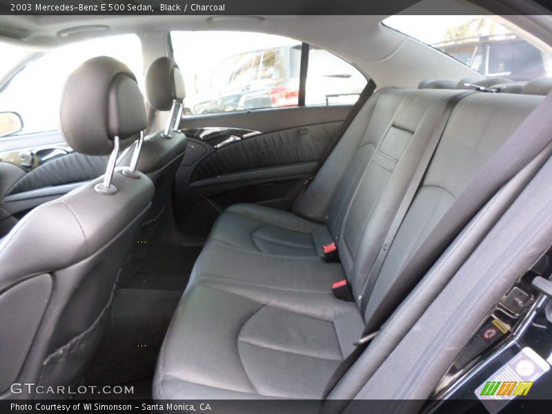 Black / Charcoal 2003 Mercedes-Benz E 500 Sedan