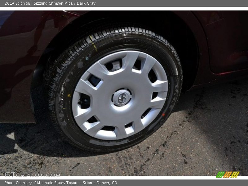 Sizzling Crimson Mica / Dark Gray 2014 Scion xB