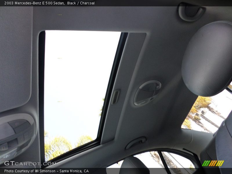 Black / Charcoal 2003 Mercedes-Benz E 500 Sedan