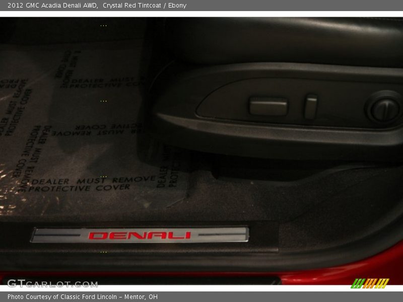 Crystal Red Tintcoat / Ebony 2012 GMC Acadia Denali AWD