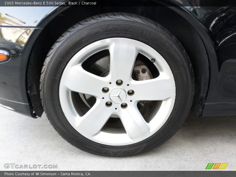 Black / Charcoal 2003 Mercedes-Benz E 500 Sedan
