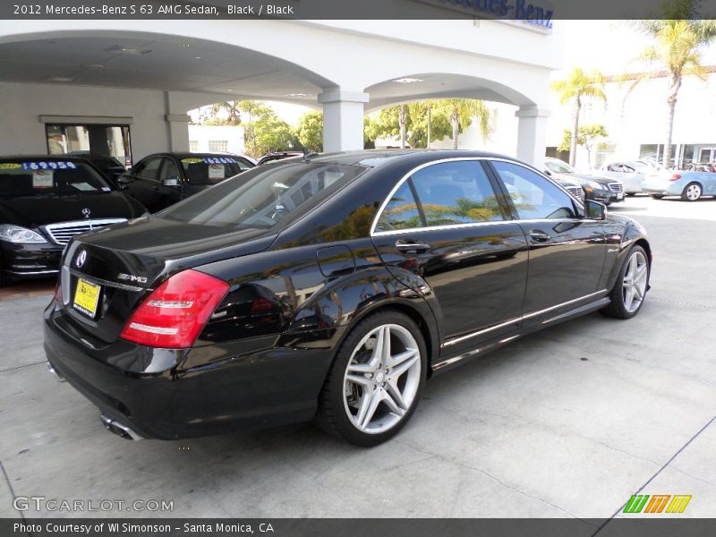 Black / Black 2012 Mercedes-Benz S 63 AMG Sedan